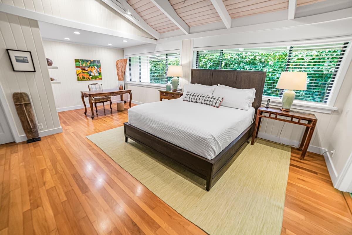 Master Bedroom in Kaulana Naue Hawaii home